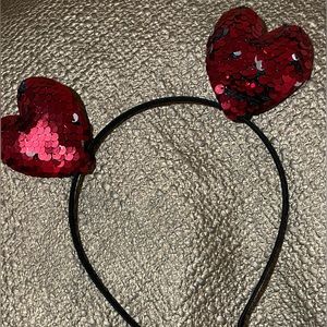 Heart headband standard size headband